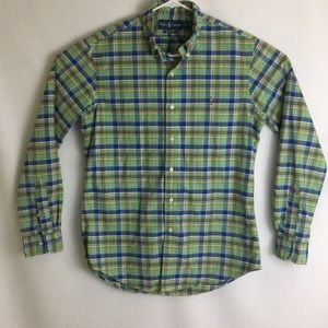 Ralph Lauren plaid button down long sleeve M